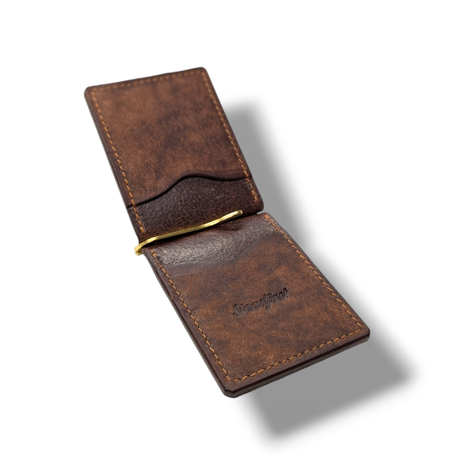 Cash Clip Wallet - Cognac