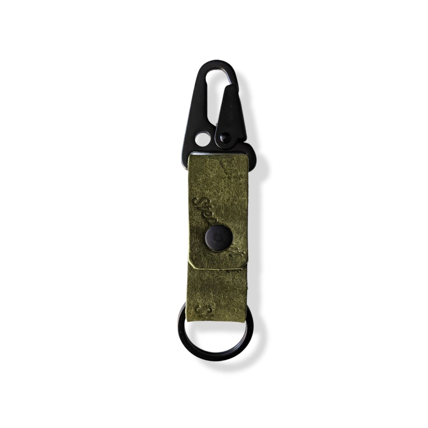 Key Fob - Olive and Matte Black