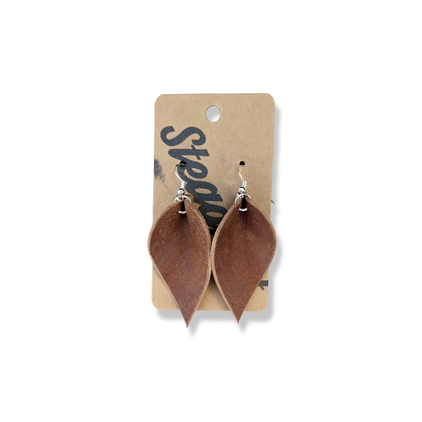 Leaf Earring - Brown