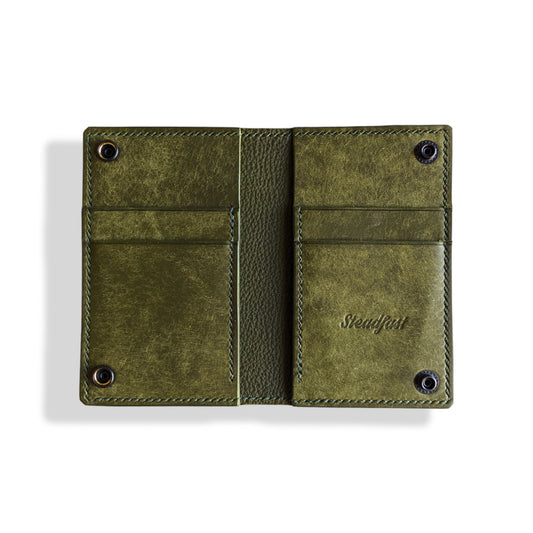 Spa City Wallet w/ Snaps - Olive